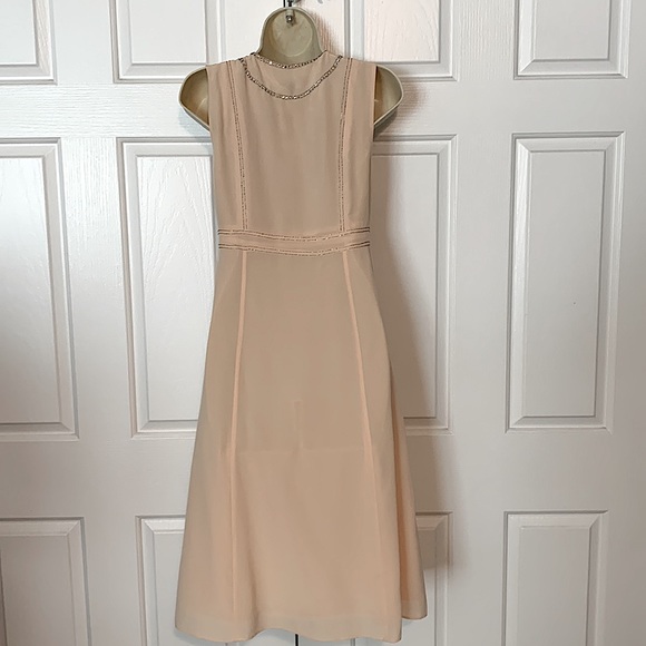 Theory Blush Silk Dress Size 4 - Picture 2 of 6